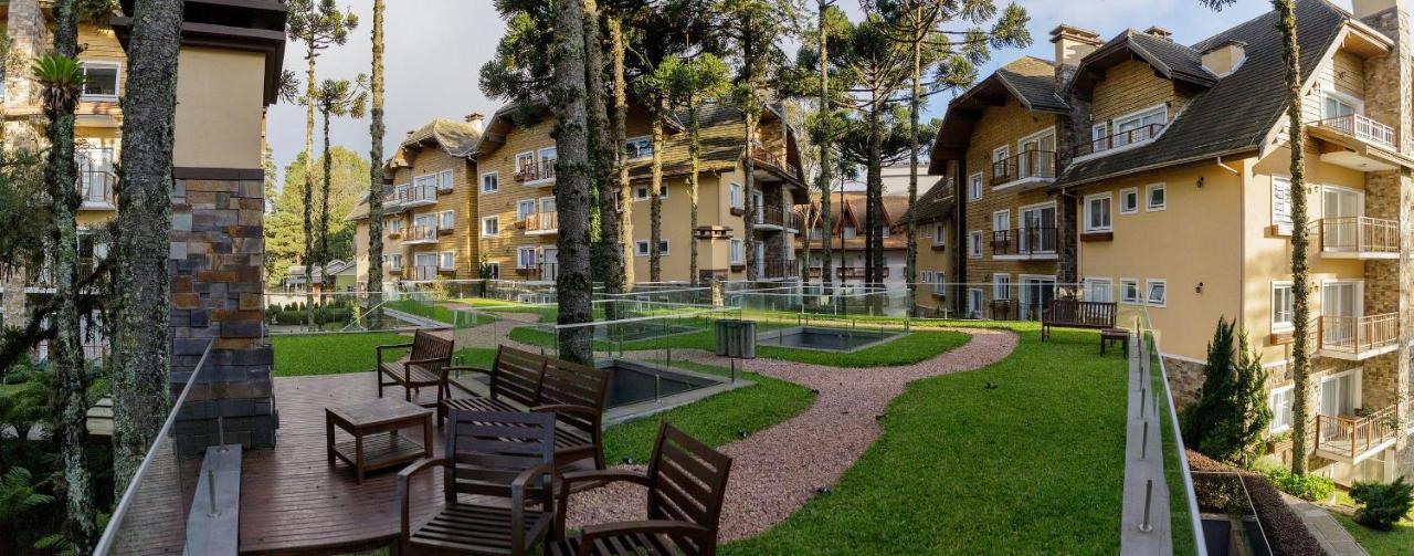304/2 Apto Com Piscina Aquecida Gramado Kültér fotó